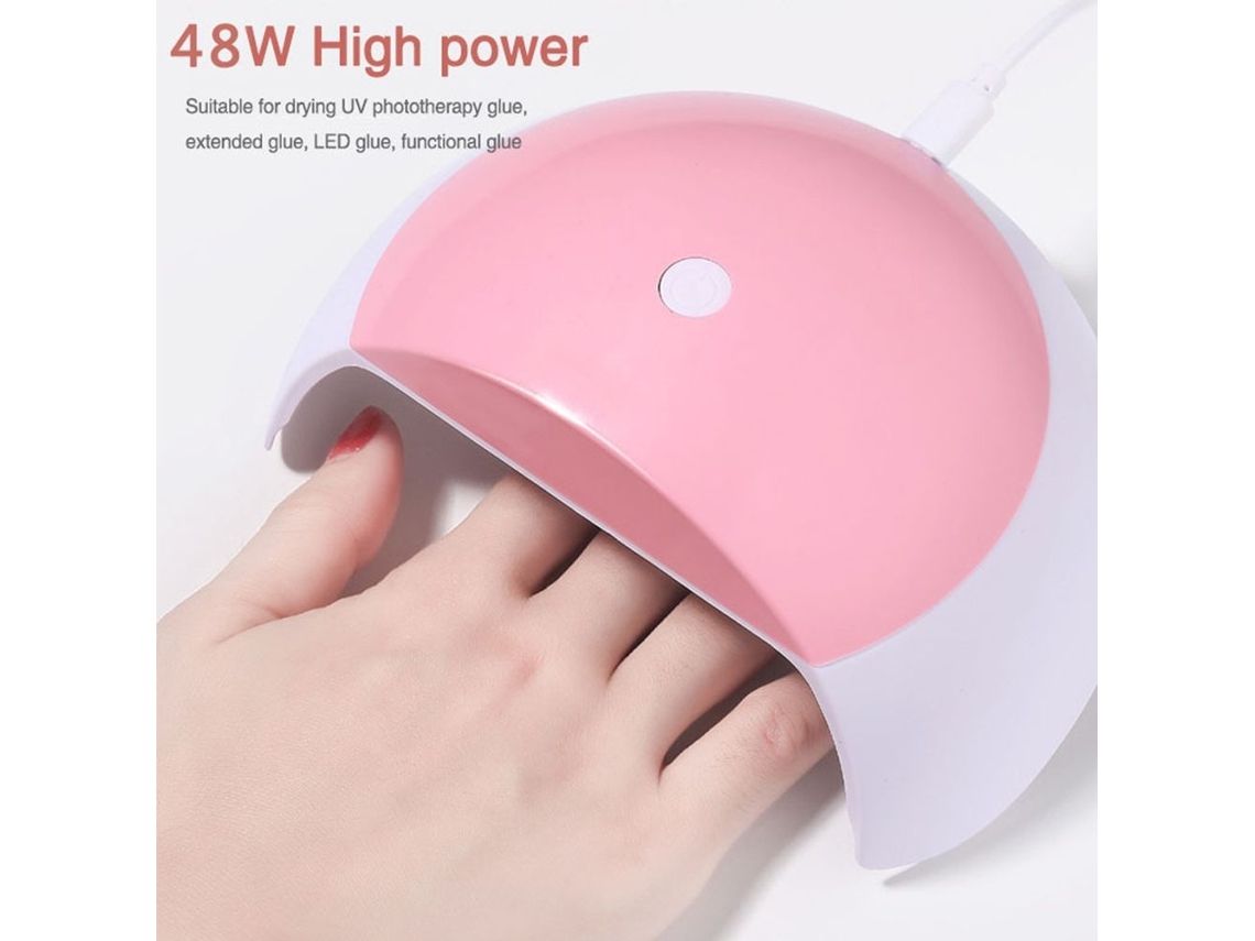 Lâmpada De Secagem De Unhas Led De 48w Com Sensor Automático - Elysve