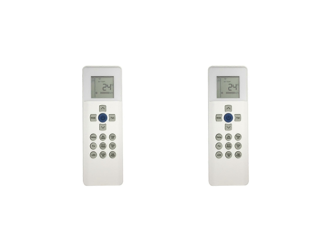 2 Controles Remotos Universais Para Ar-condicionado Carrier Modelos Rg67n/bgef. Acessórios Para Controle Remoto De Ar-condicionado.