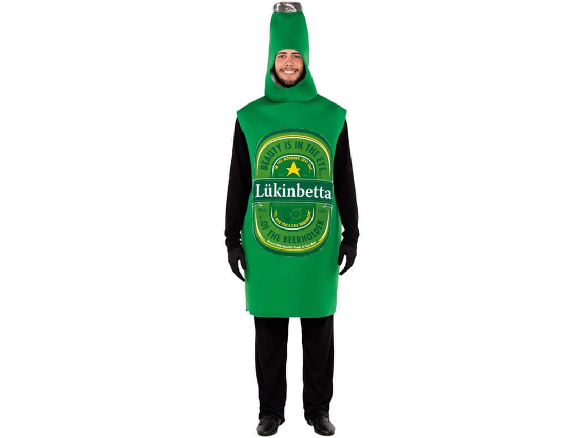 Fato de Homem DISFRAZZES Garrafa De Cerveja (Tam: M/L)