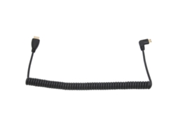 Aetheria cabo Extensor Hdmi compatible Macho para Macho a para C de 90 Graus com Tampa Anti poeira