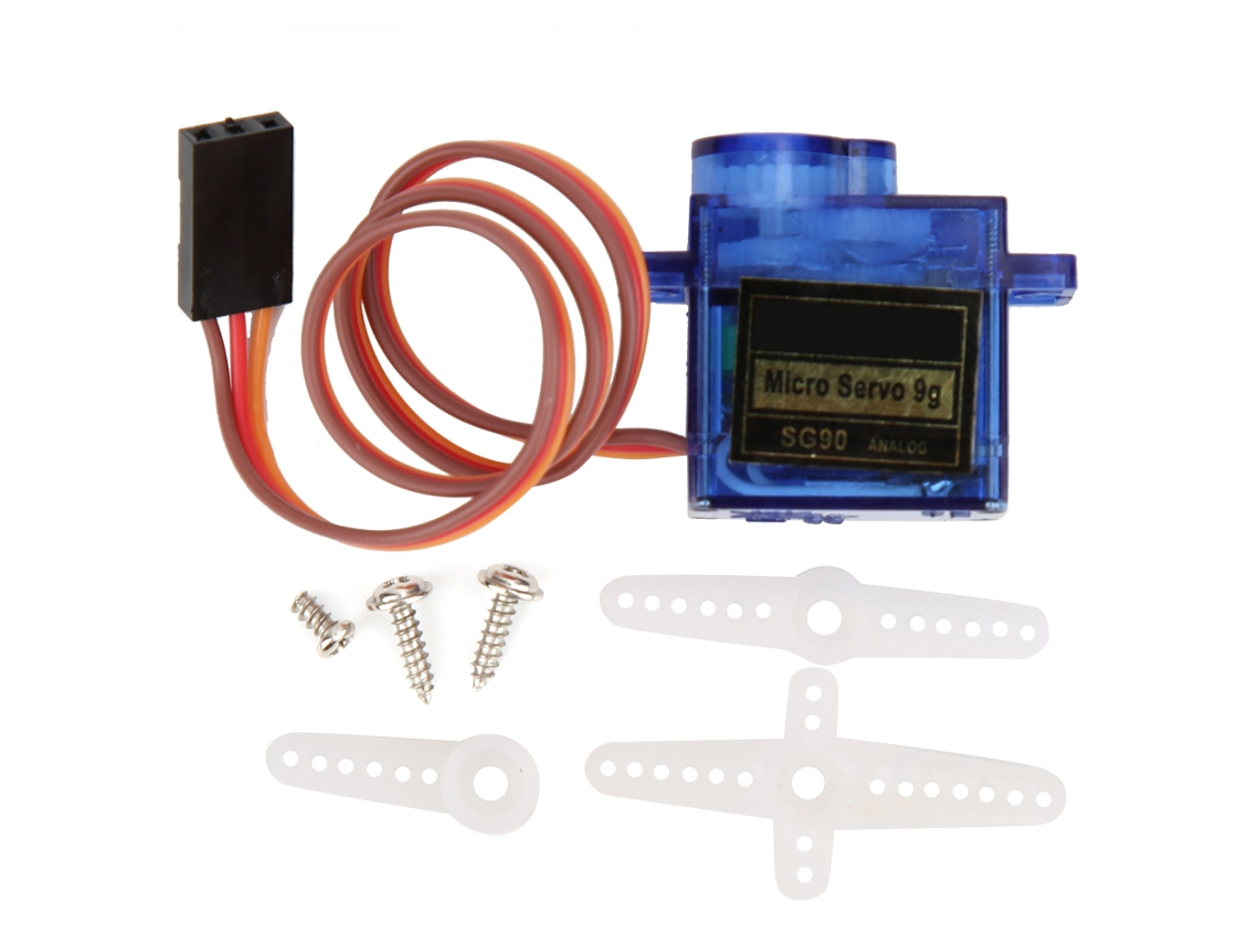 Motor Servo Sg90 Controle Remoto Acessórios Para Robô Braço Helicóptero Avião 90°-180°