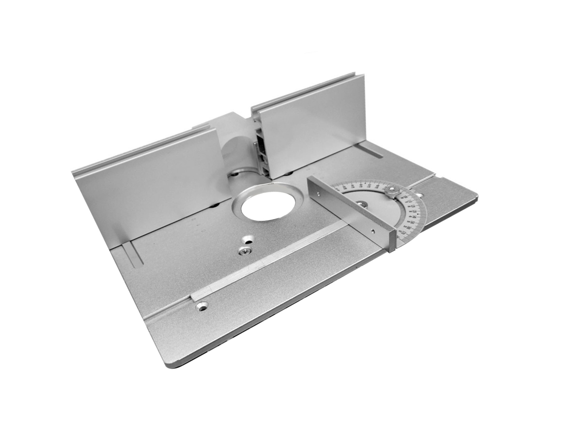 Painel De Inserção Laxiscreed Em Alumínio Para Mesa De Router Em Madeira