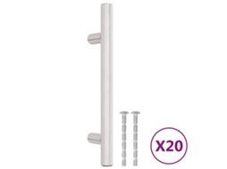 Cabinet Handle, Cabinet Handles Vidaxl Prateado Aço Inoxidável (96 Mm)