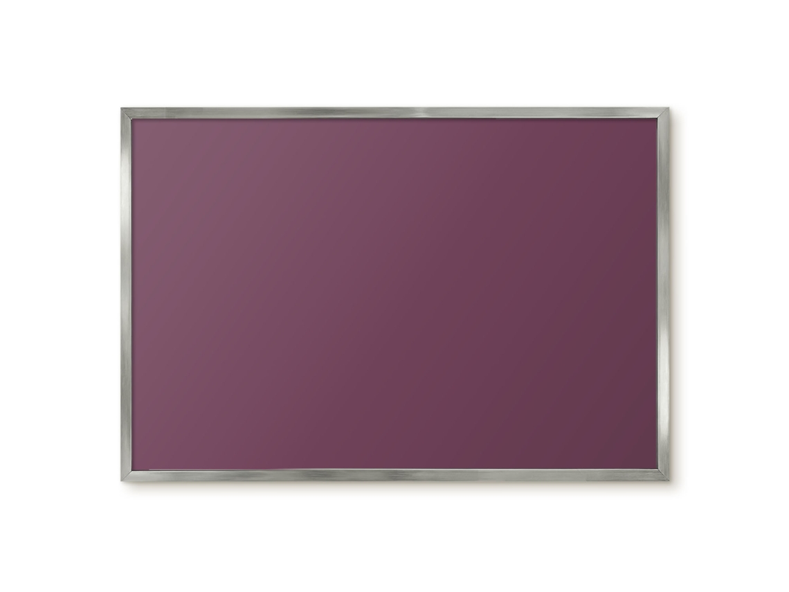 Quadro de vidro magnético violeta para hall de entrada Espelharte (60x40 cm)