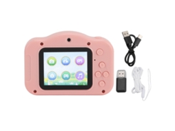 Cámara digital infantil 40 MP, 1080p, pantalla 2 pulgadas, zoom 8x, MP3, rosa S/MARCA