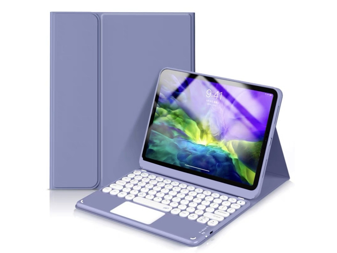 Capa Teclado Para Xiaomi Redmi Pad Pro 12,1 Polegadas ,com Teclado Touch Bluetooth (roxo Escuro) Cuich (2024)