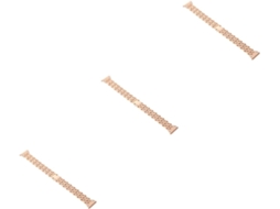 Pulseira de relógio de 3 peças com strass SFUSHOS