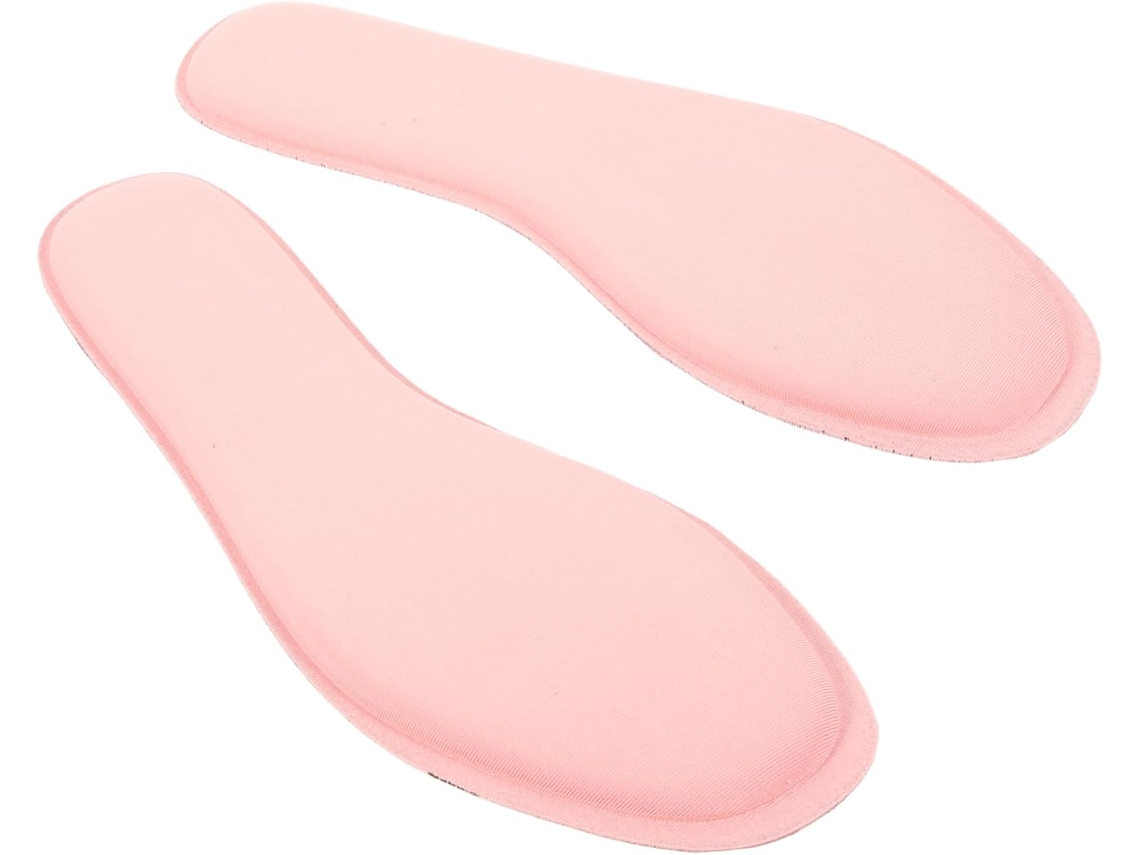 Palmilhas De Algodão Rosa Para Calçados Femininos E Masculinos, Absorventes E Macias Para Maior Conforto Suporte Em