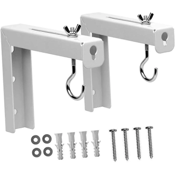 Conjunto De 2 Suportes Reforçados Para Tela De Projeção, Para Montagem No Teto Ou Na Parede