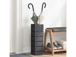 Vidaxl Suporte Para Guarda-chuva De Chuva Preto 15,5 X 15,5 X 49 Cm