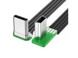 Cabo De Dados Usb Tipo C Flexível Silicone Para 480 Mbps Com