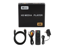 REPRODUTOR DE MÍDIA 4K MINI COM HDMI USB MARCA Mali