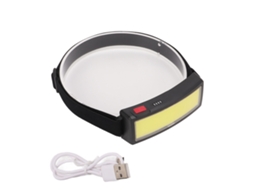 Lanterna de Cabeça Usb Recarregável Led Brilhante