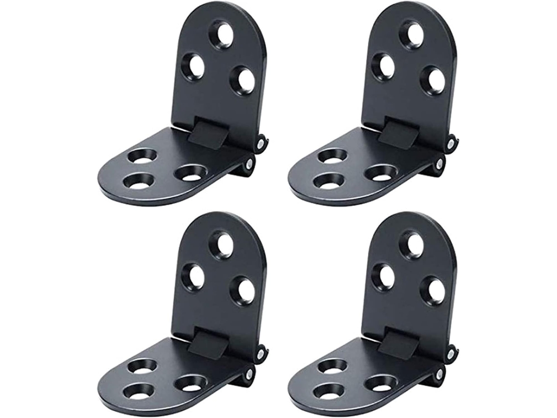 Conjunto De 4 Dobradiças Dobráveis Com Parafusos, Dobradiça De Aba, Ferragens Em Liga De Zinco, 80x30mm, Para Gavetas