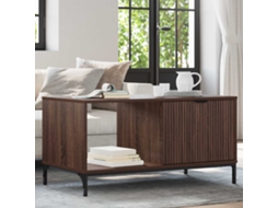 Vidaxl Mesa De Centro Carvalho Marrom 90 X 49 X 46 Cm