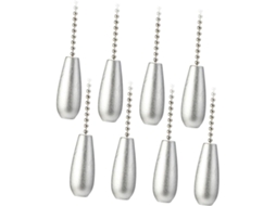 Conjunto De 2 Luminárias Pendentes De Madeira Para Ventilador De Teto, Lustre Simples Com Corrente Para Decoração