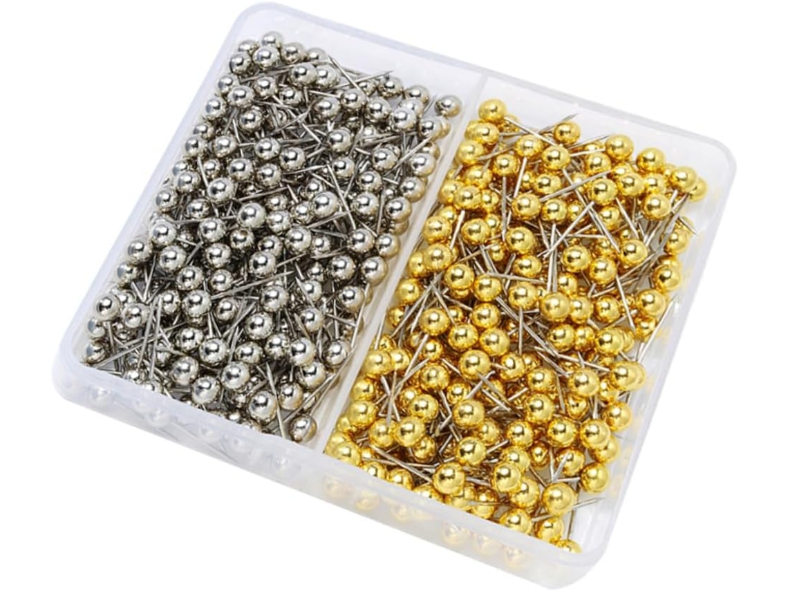 Tachinhas redondas Aboofan de 4 mm em plástico e aço inoxidável, 400 unidades, reutilizadas para Cortiça e Quadros.