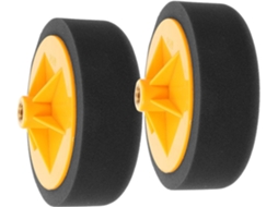 Conjunto De 2 Discos Polimento Para Furadeira 15 Cm,acessórios Espuma Poliéster Preta M14,