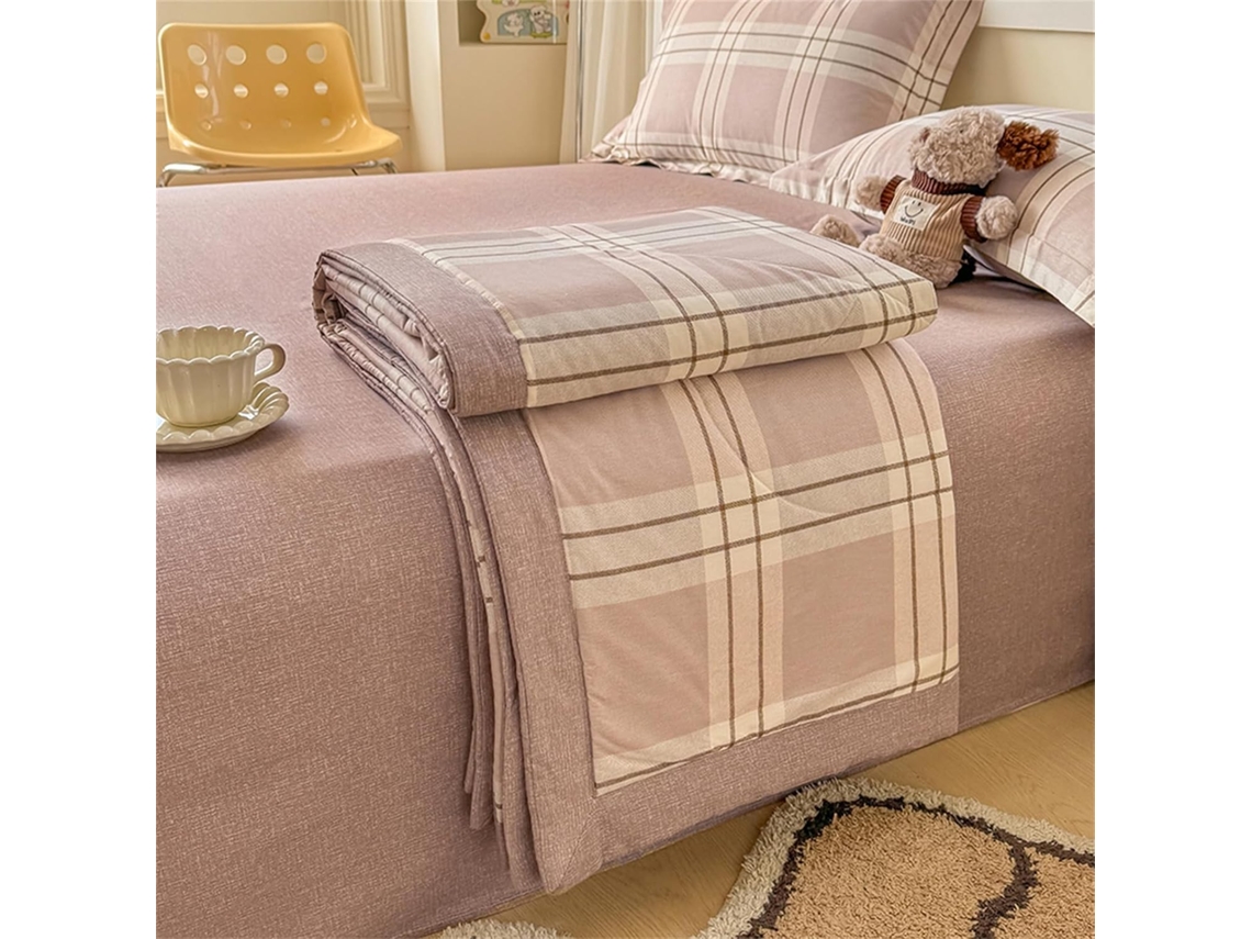 Colcha Acolchoada Fansu 3 5 Tog Capa de Cama para Ar Condicionado Edredom Algodão Sofá com Estampa Floral 200x