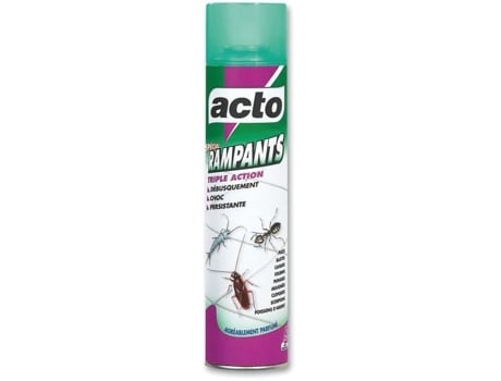 Spray inseticida tripla ação para insetos rastejantes 400 ml Acto