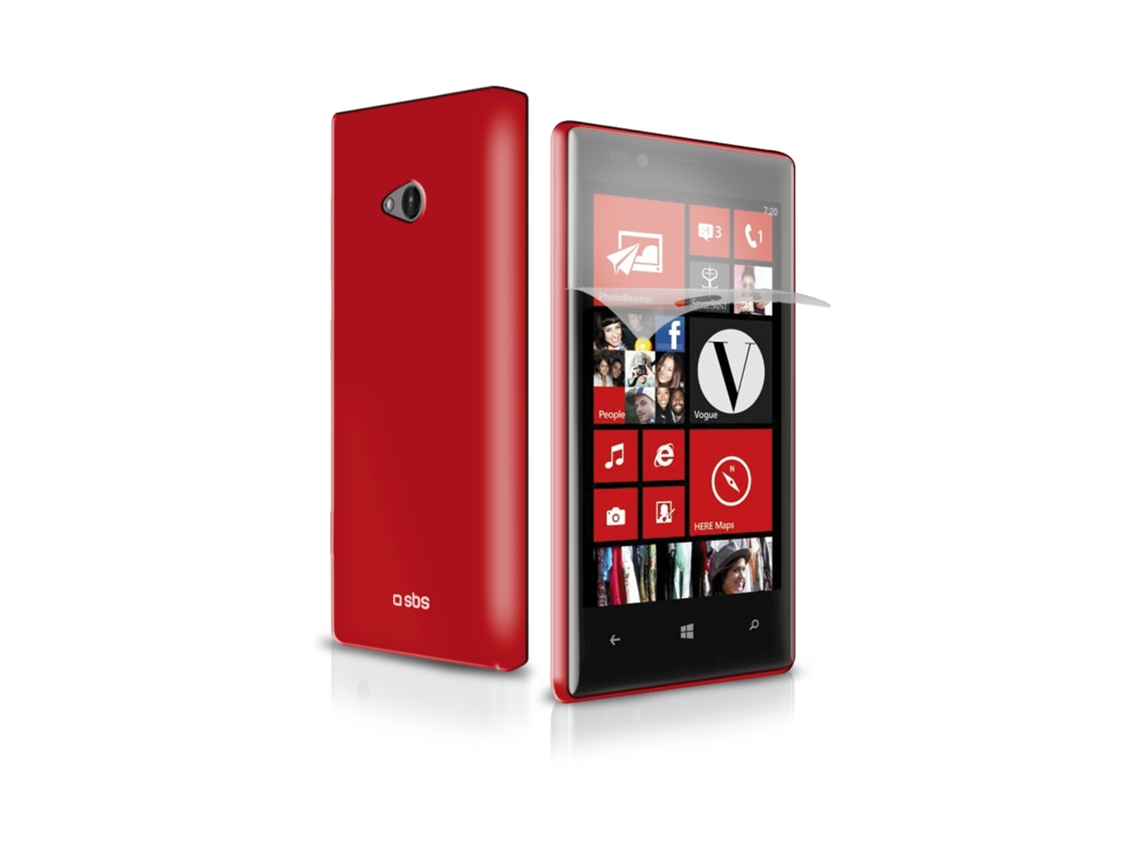 Capa aero nokia lumia 720 SBS vermelho + película de proteção