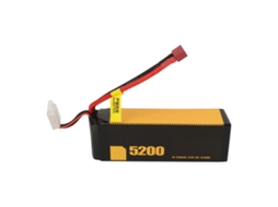 Bateria De Carro Rc 5200mah 50c 14.8v 4s Para Modelo Fs Racing 1/10 1/8 Com Plug T