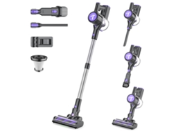 Aspiradores Verticais Teendow P11 Pro 45kpa Sucção 50min Autonomia Motor 80000 Rpm Filtro Hepa 99.9% Para Pêlos De Animais