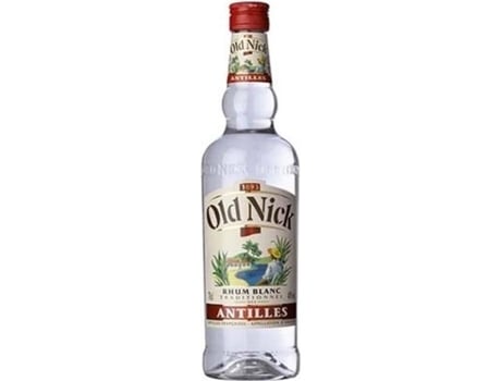 Rum branco 40 ° Nick velho 70cl