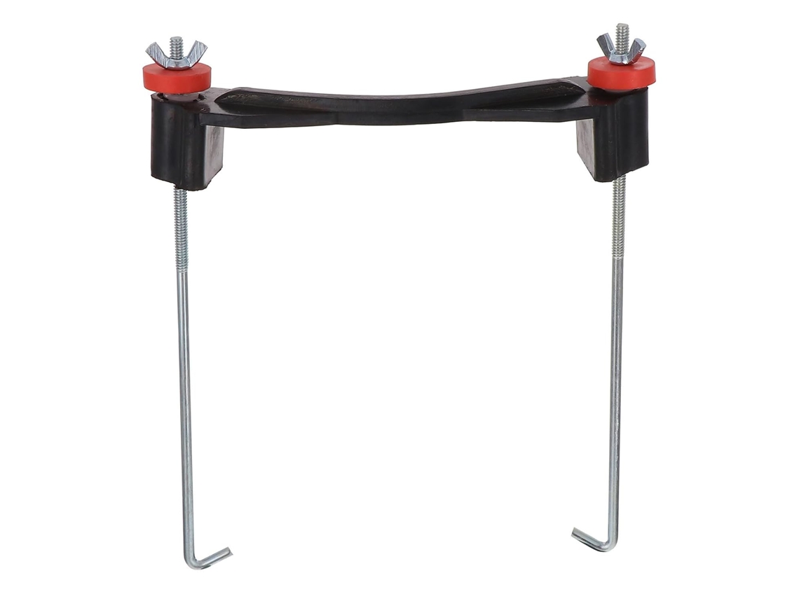 Suporte De Bateria De Borracha Preta, Leve E Resistente, Com Parafusos.