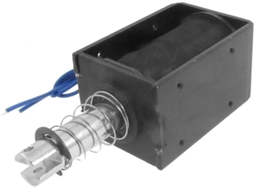 Eletroímã de Pressão Estrutura Aberta, 24 V Cc, 0,49 A, Curso 8 Mm, 1,0 Kg CHABERLU