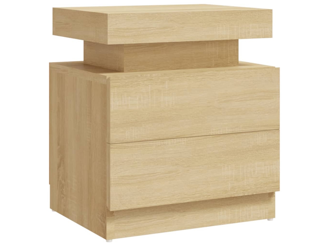 Mesa de Cabeceira Sonoma Castanho