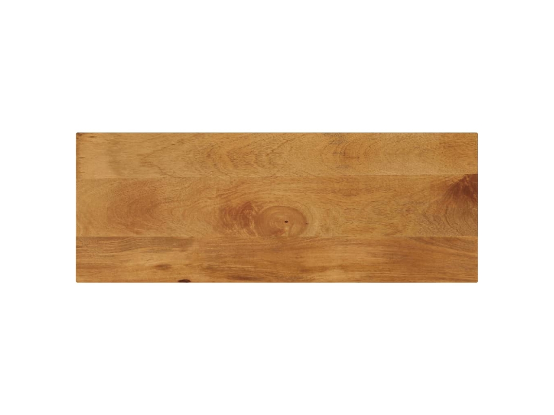 Vidaxl Tampo De Mesa Retangular 80x20x2,5 Cm Mangueira Maciça