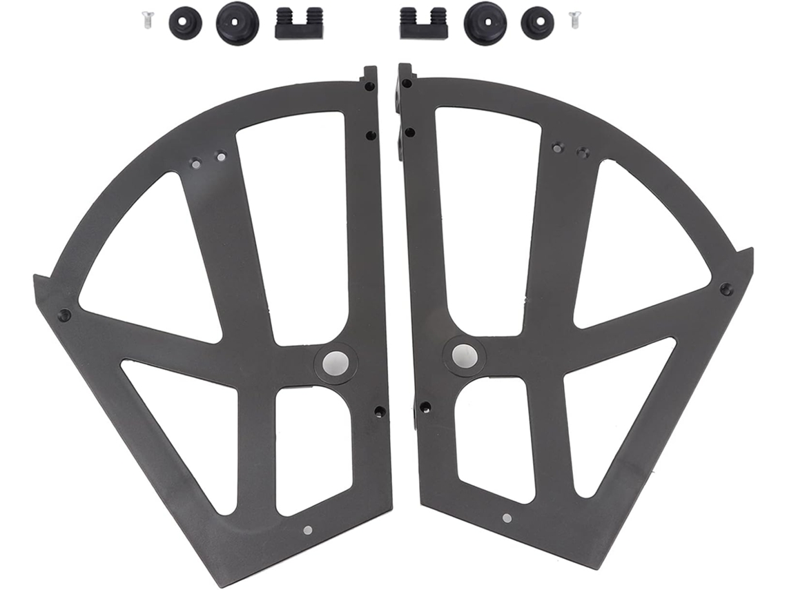 Dobradiças De Plástico Para Sapateira, 1par, Design Vazado Em Abs Preto Ou Branco, Conector De Prateleira Para Sapateira