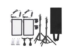 2026 luz Led para Vídeo, Iluminação de Preenchimento, Painel Led para Transmissão Ao Vivo e Reuniões Virtuais com Suporte
