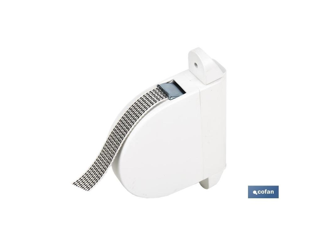 Recogedor abatible persiana blanco 6mx14 mm