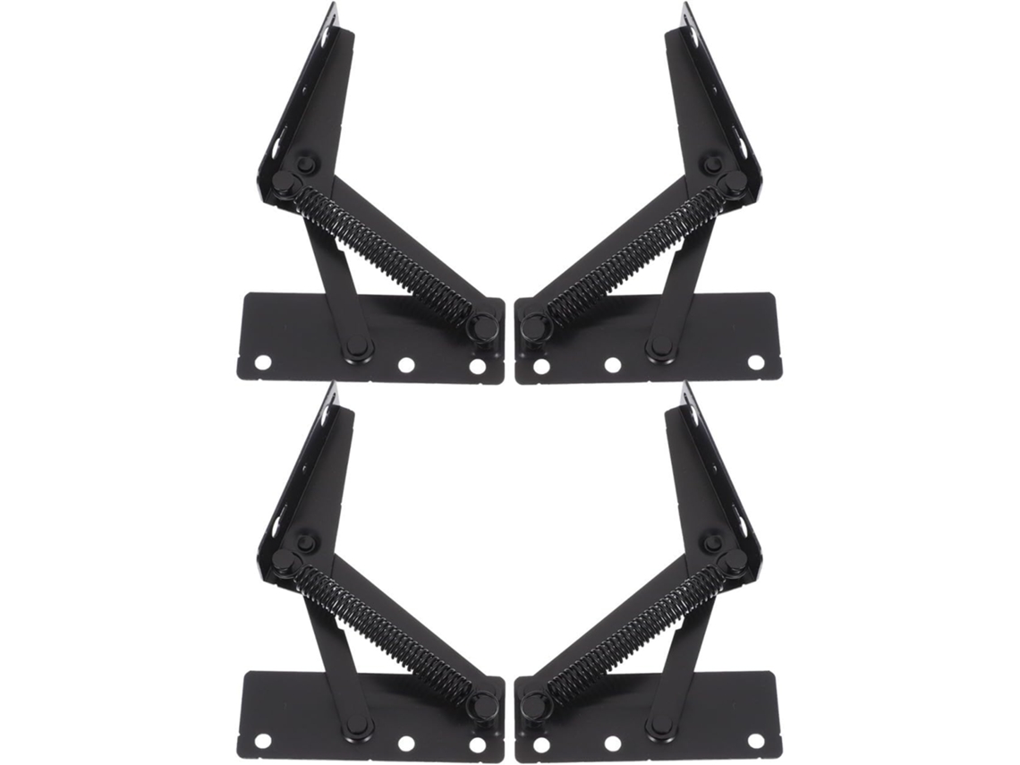 2 Pares De Dobradiças Mola Para Cama Dobrável, Dobradiças Ocultas Para Portas De Armário