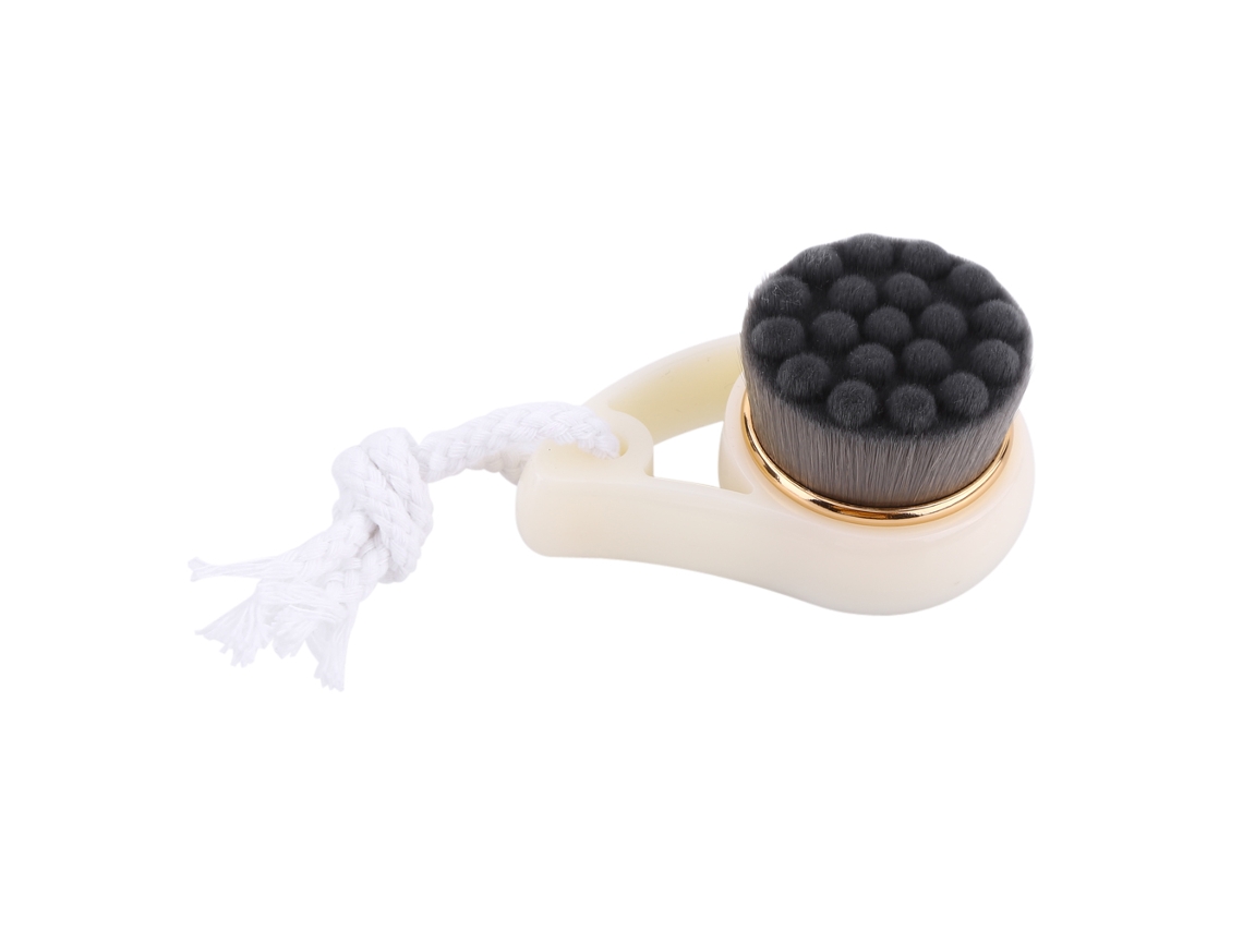 Pincel De Limpeza Facial Portátil Fibra De Carvão De Bambu Higiene Facial