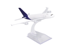 Mali modelo de Avião de Liga com Base Decoração de Mesa Simulação Alta Coleção