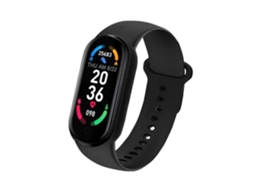 Relógio Bluetooth M6 Pulseira Inteligente Freqüência Cardíaca Pressão Arterial Monitoramento de Saúde Sji13477