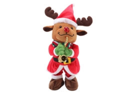 Boneco de Pelúcia Elétrico de Natal com Música | S/MARCA
