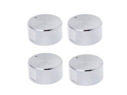 Botões giratórios Rebe-4 para fogão e forno a gás, em aço zincado, 38 mm