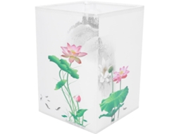 Abajur De Mesa, Modelo Quadrado Simples E Decorativo.