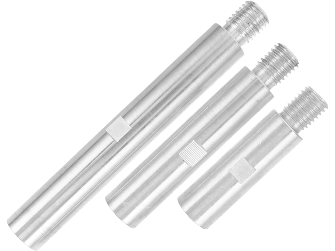 Conjunto De 3-adaptadores Extensão Para Esmerilhadeira Angular M14, Prata