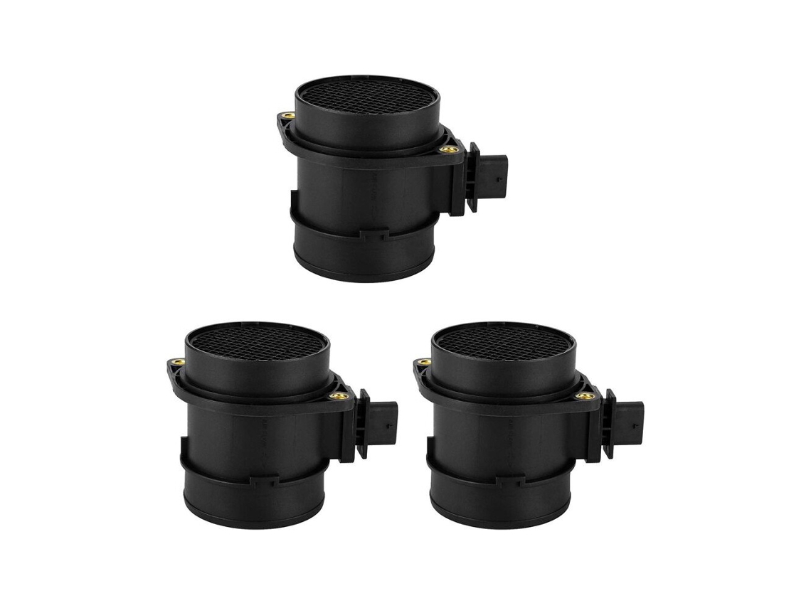 3x 0280218199 / A6650943148 Sensor de Fluxo de Massa de Ar para Actyon, Kyron, Rexton e Rodius (2.0, 2.7, 3.2 Xdi) (maf)
