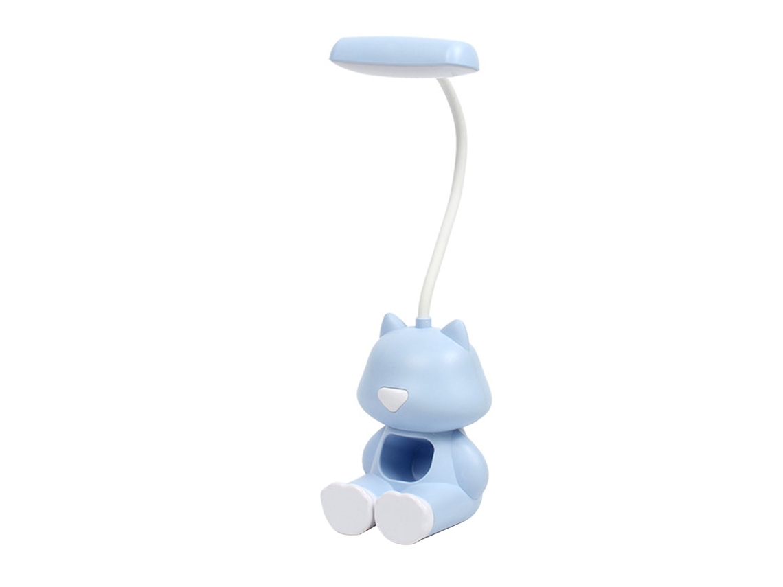 Lâmpada de Mesa Infantil Fofa com Pescoço de Ganso Flexível Usb Recarregável | S/MARCA