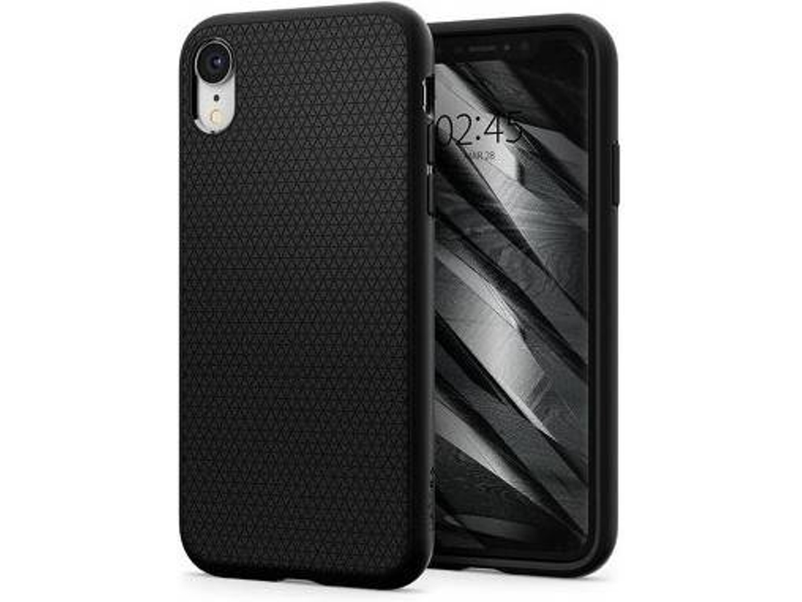 Capa iPhone XR SPIGEN Liquid Air Preto