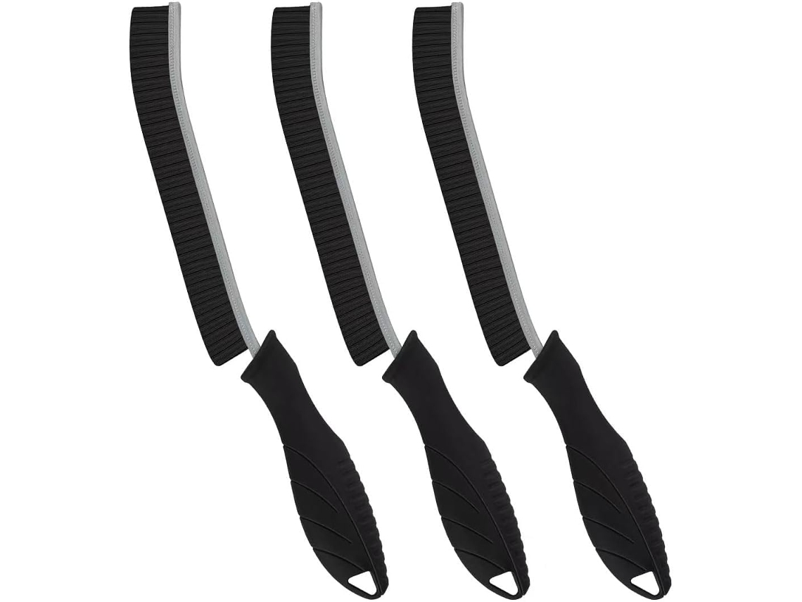 3 escovas para limpeza de rejunte duro (pretas)