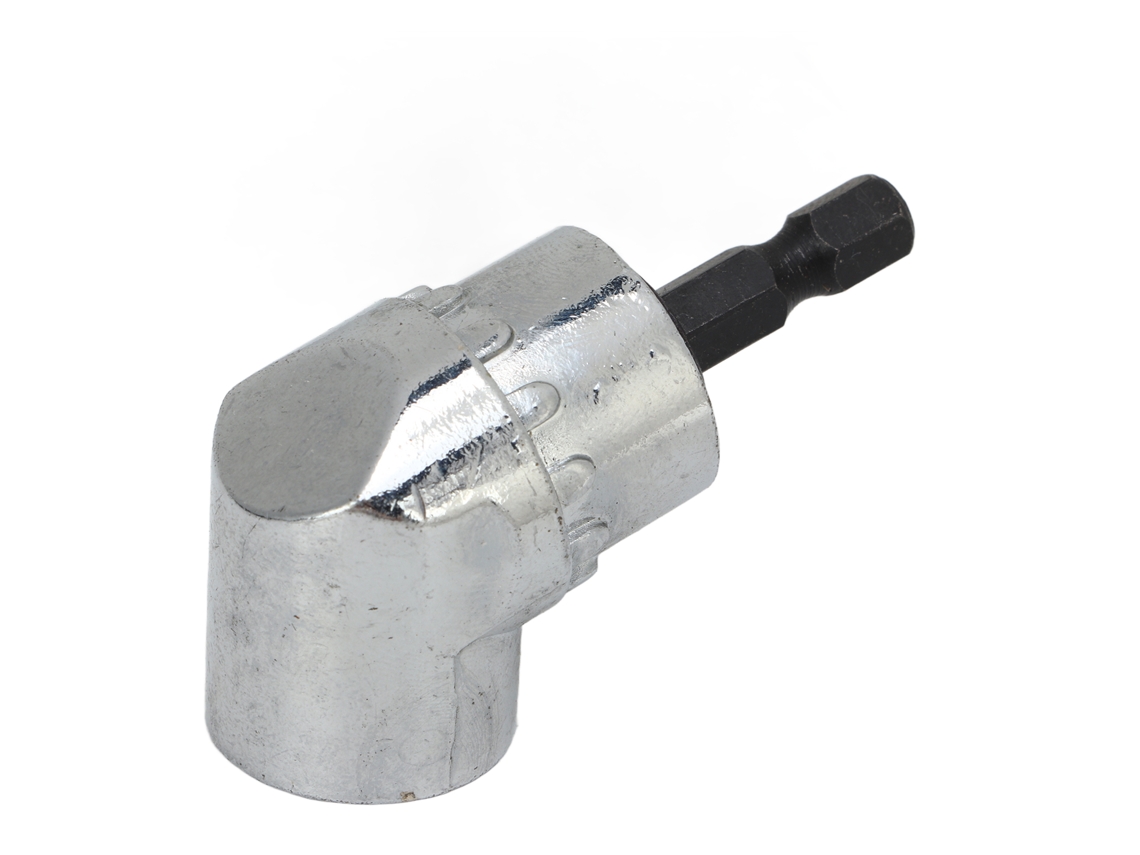 Acessório De Parafusadeira Ângulo 105° Bit Extensão Broca Elétrica 1/4 Polegada Hexagonal