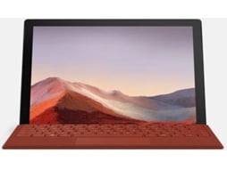 Capa Teclado Micorsoft Surface Pro 7 MICROSOFT Type Cover (Teclado Português - Vermelho) — Teclado Português