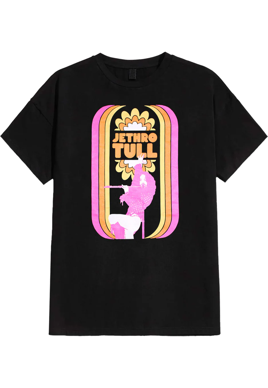 Size:xl Rockinstone Jethro Tull - Vintage Poster - T-shirt Unisex Adults